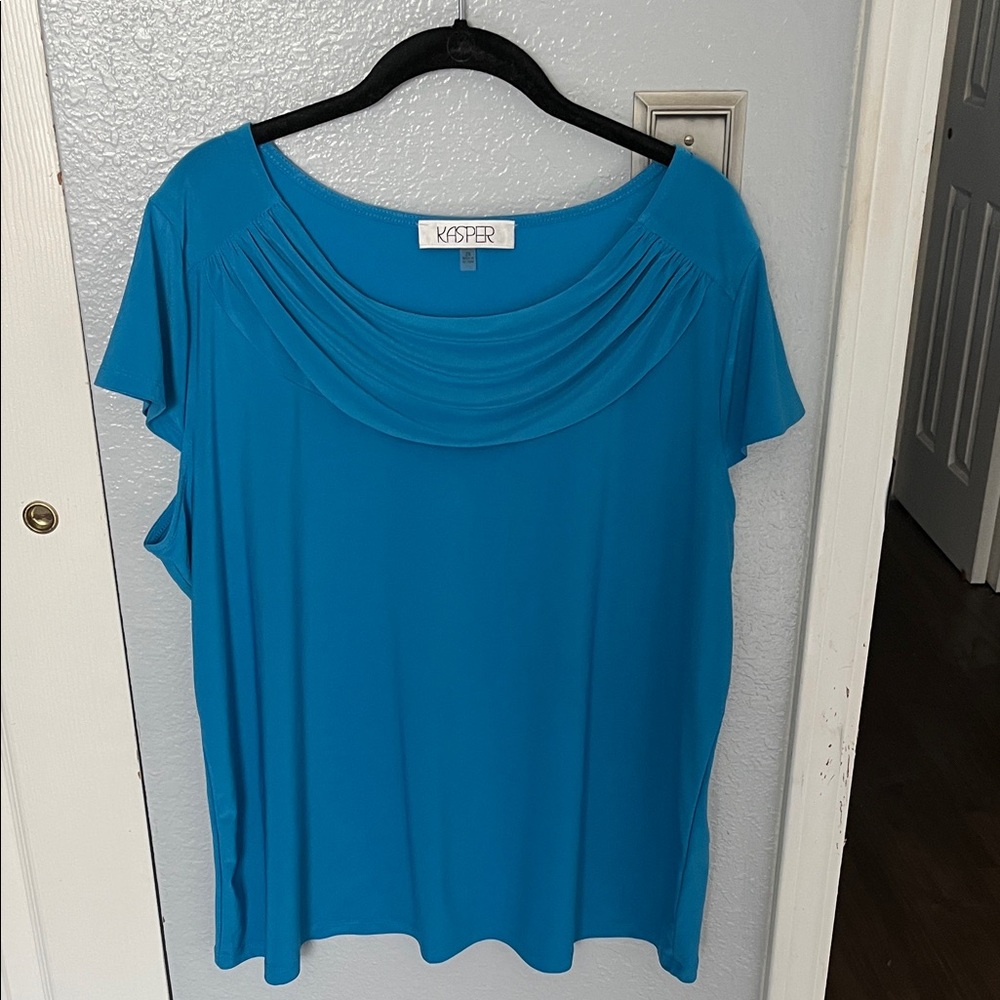 Kasper Women's Teal Blouse
